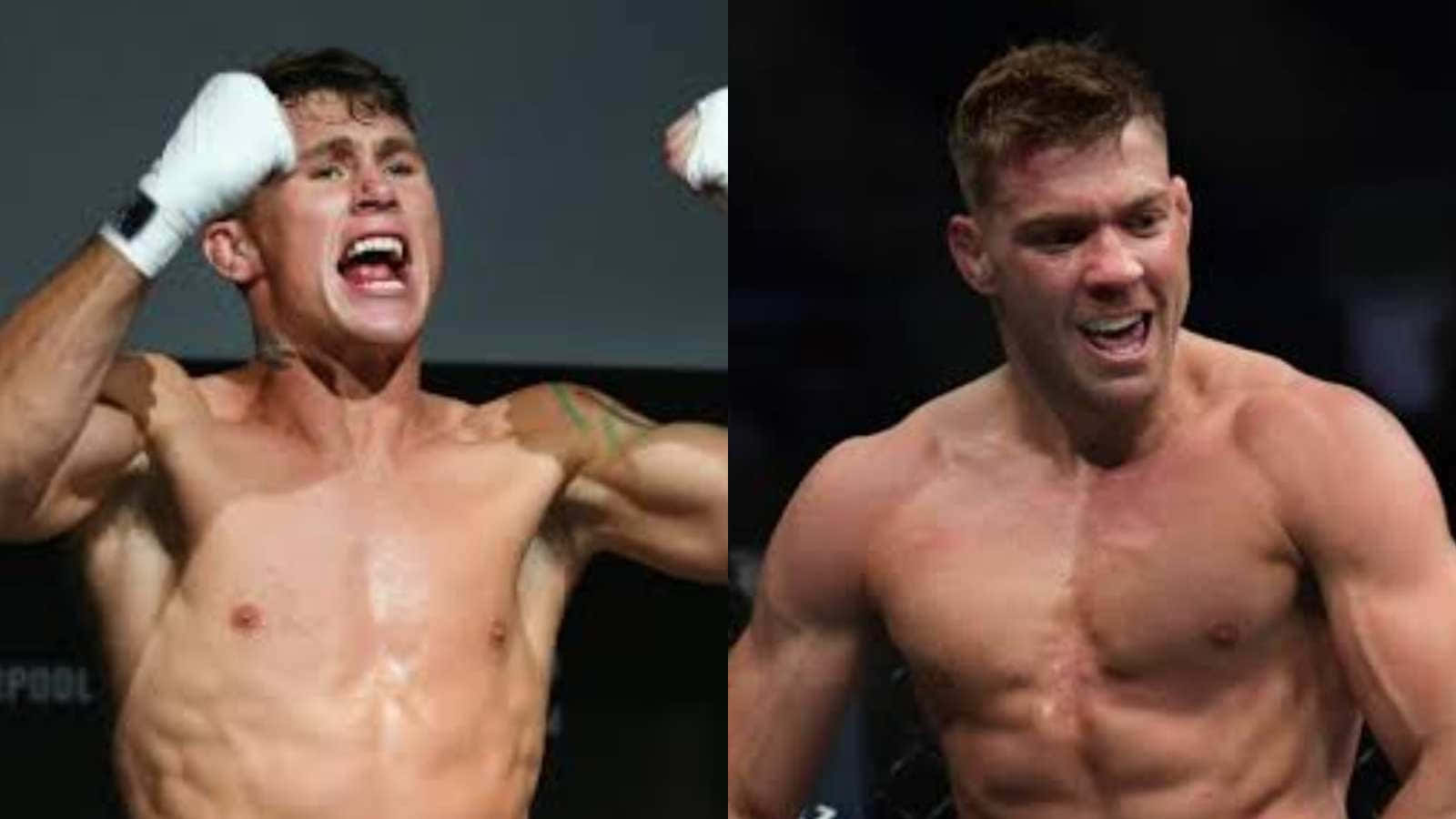 Dricus Du Plessis And Another Ufc Boxer Background