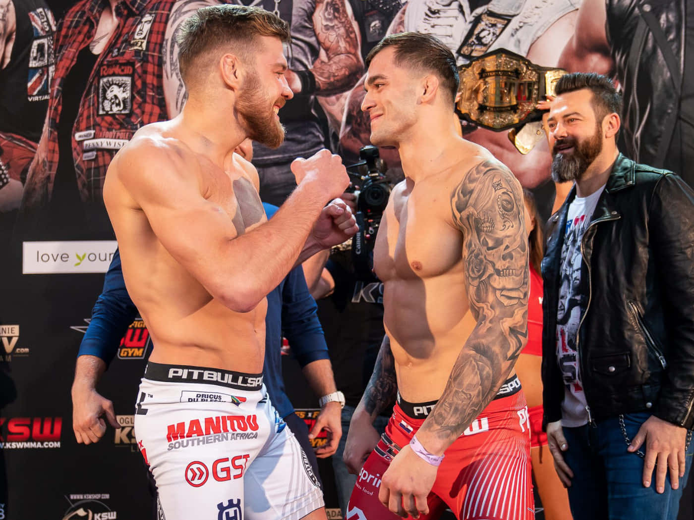 Dricus Du Plessis And Robert Soldic Face-off