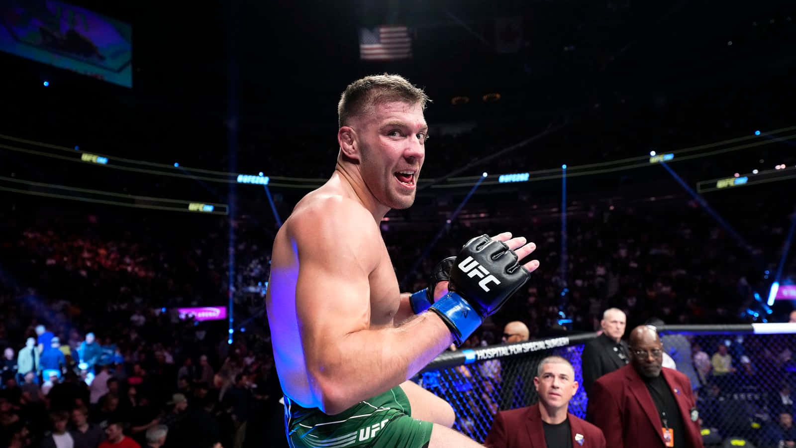 Dricus Du Plessis Intense Stare Towards The Camera