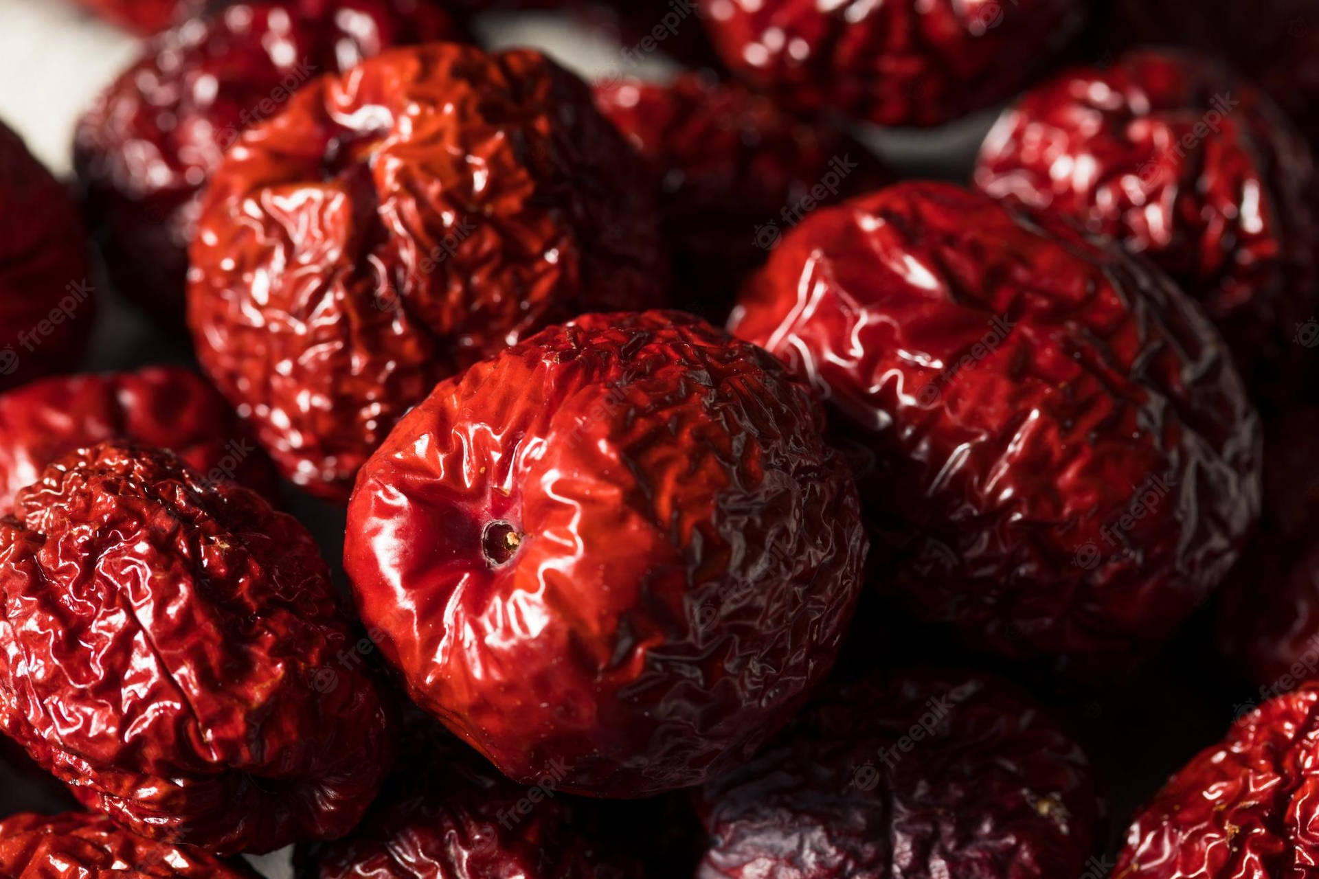 Dried Indian Jujube Seeds Background