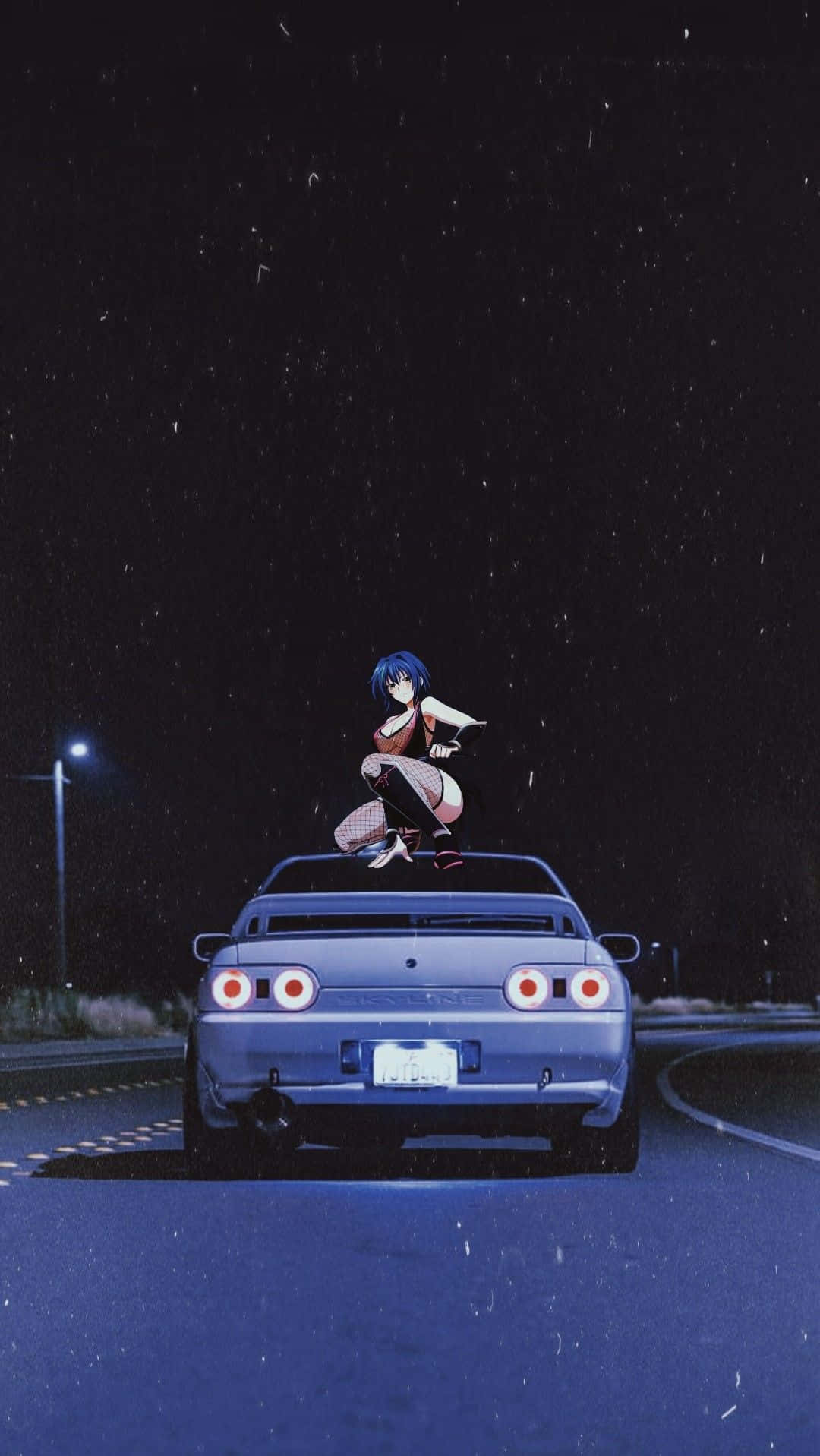 Drift Away To Anime Dreams Background