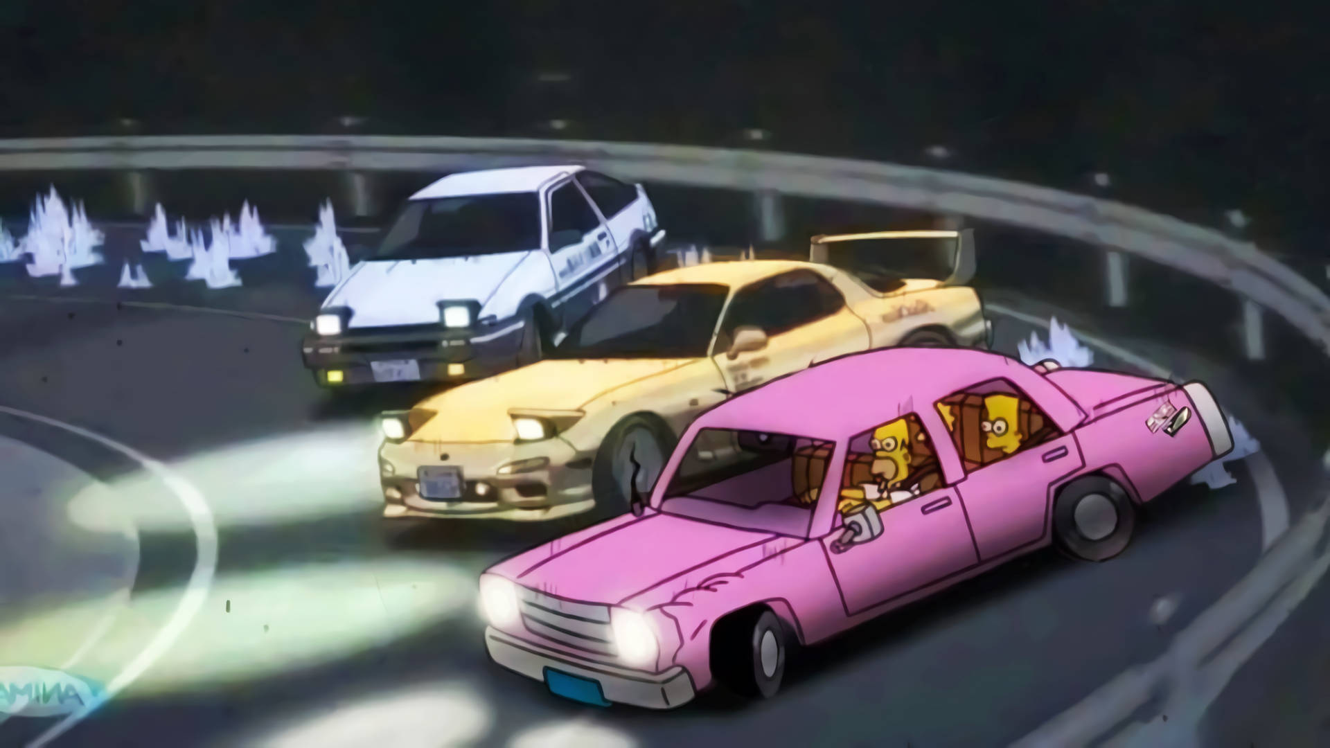 Drift Cars Simpsons