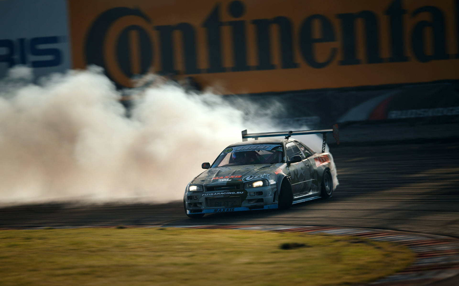 Drifting Black Smoke Background