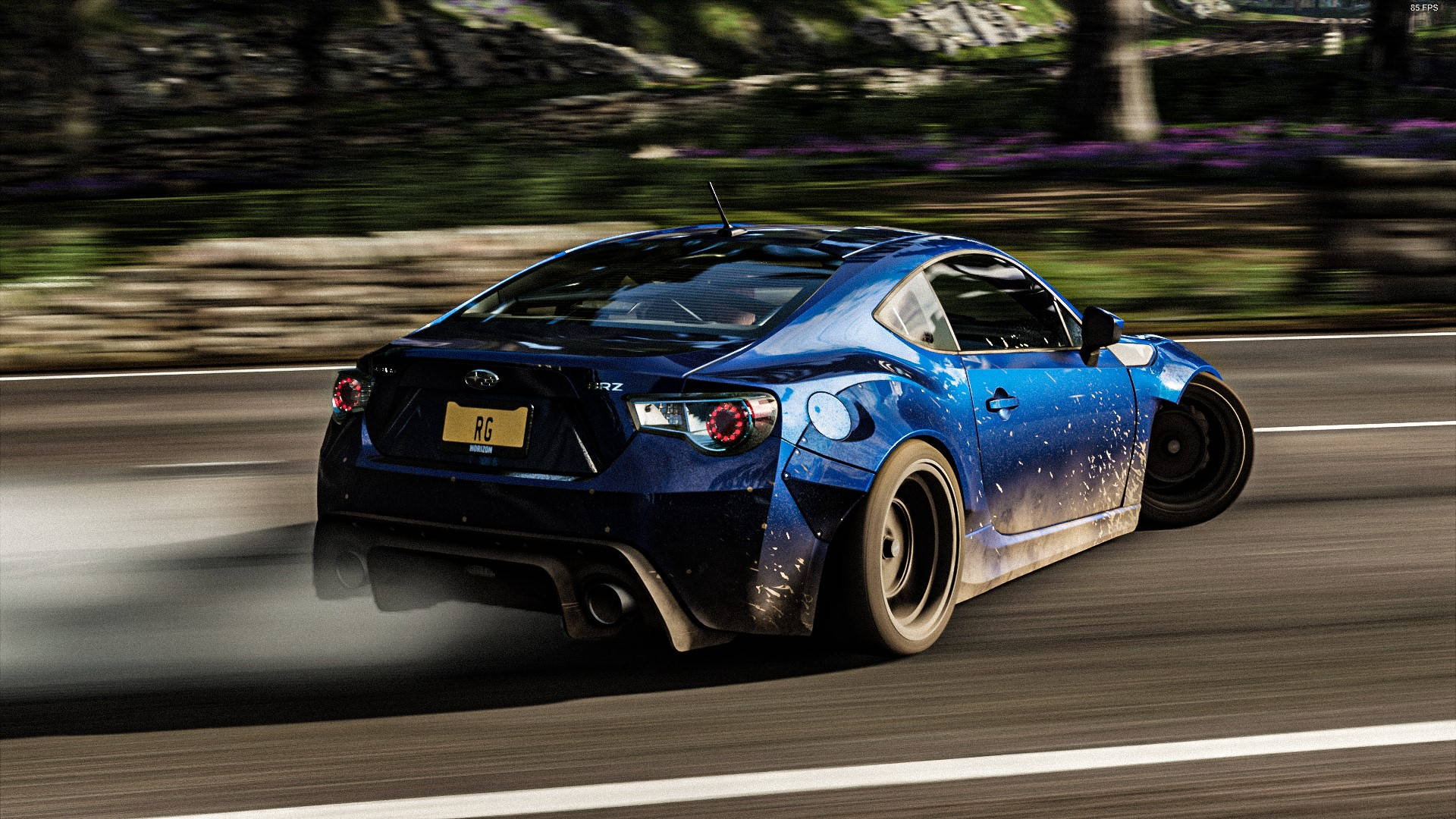 Drifting Blue Brz Background