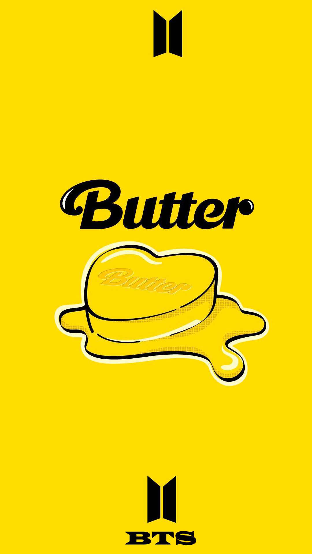 Dripping Bts Butter Logo Background