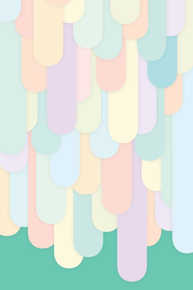 Dripping Cute Pastel Colors Background
