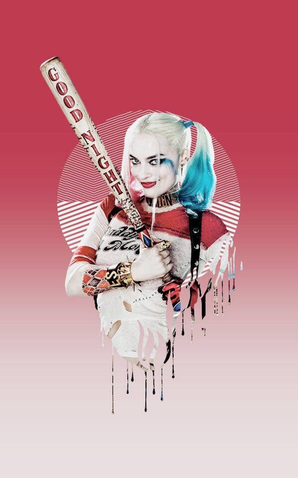 Dripping Effects Of Harley Quinn 4k Background