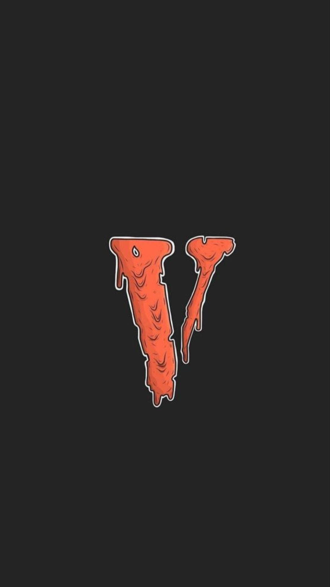 Dripping V Logo Vlone Pfp Background