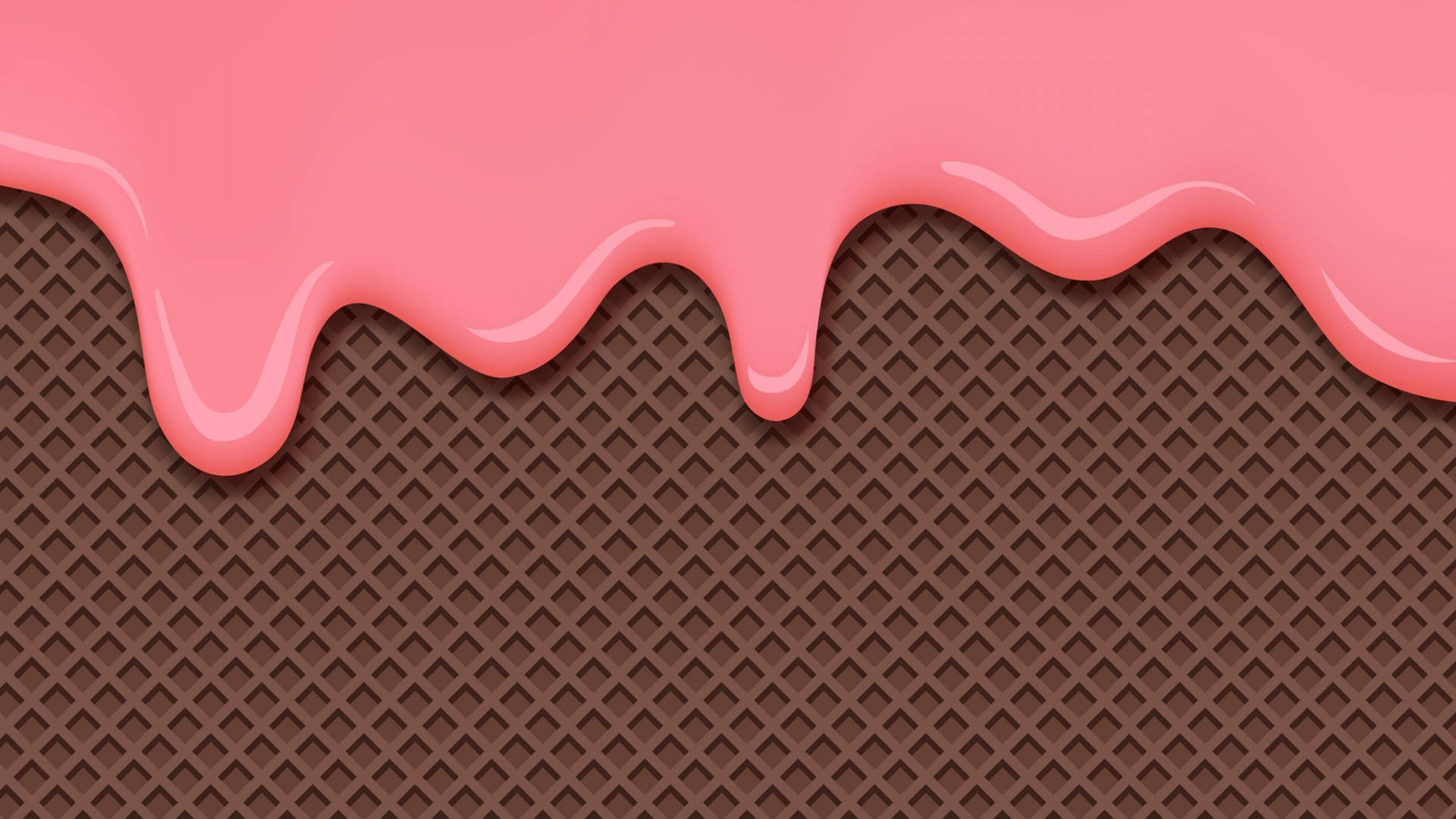 Drippy Aesthetic Ice Cream Background
