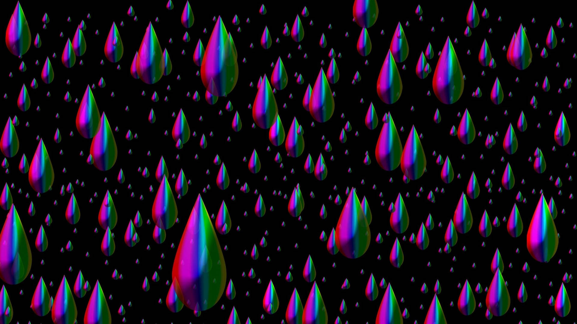 Drippy Colorful Drops Background