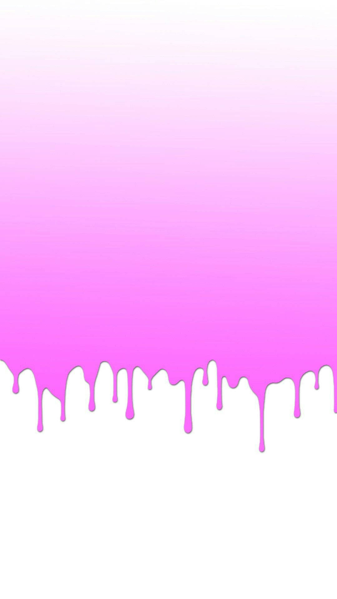 Drippy Gradient Pink Paint Background