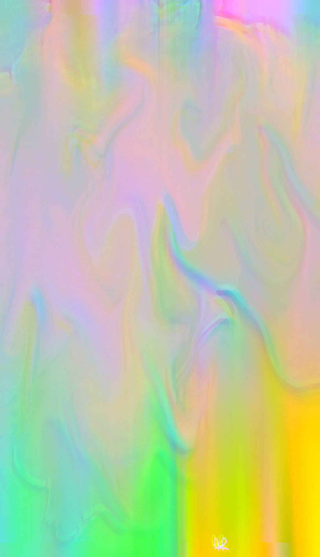 Drippy Pastel Paint Art Background