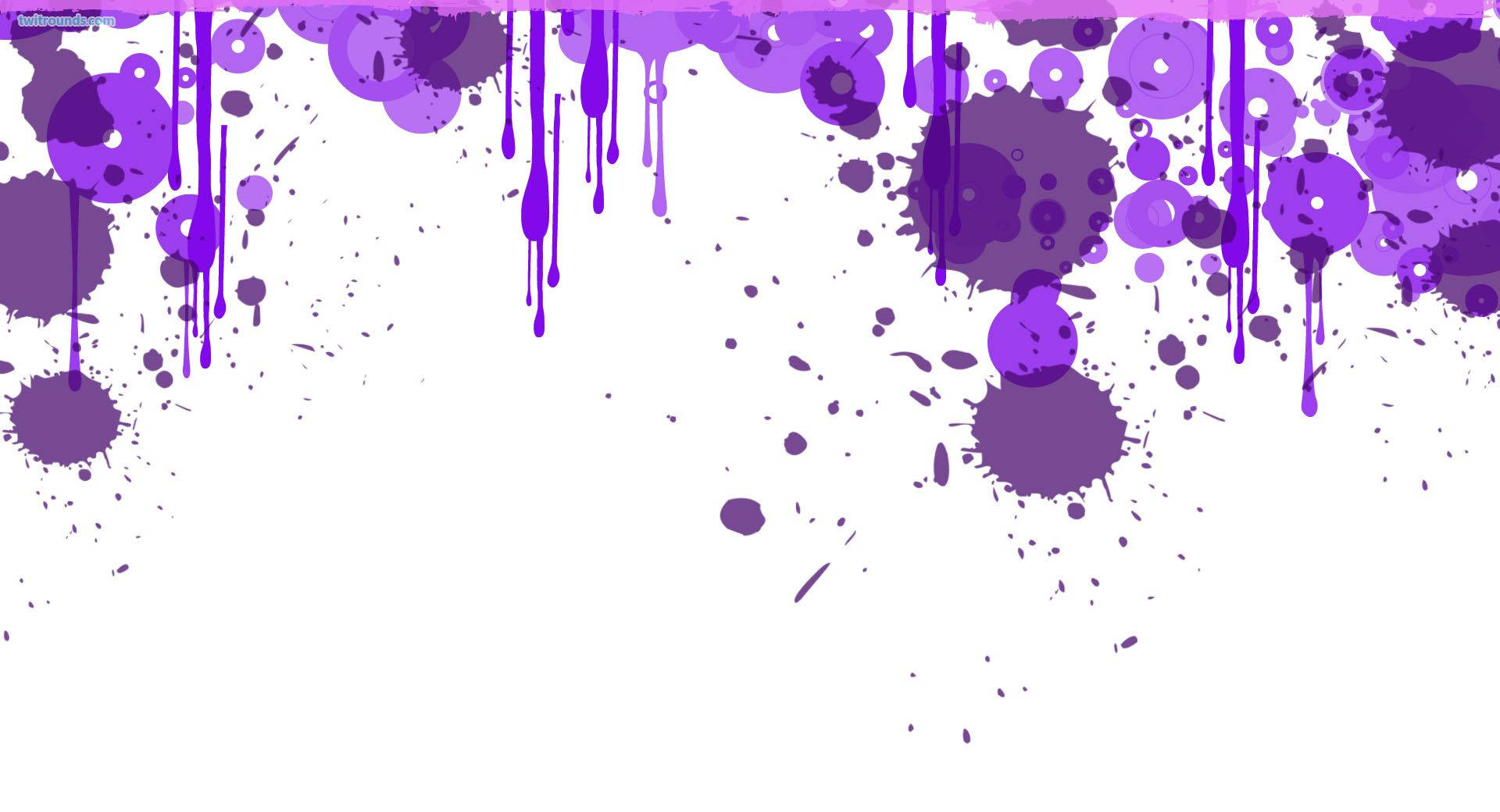 Drippy Purple Paint Splash Background