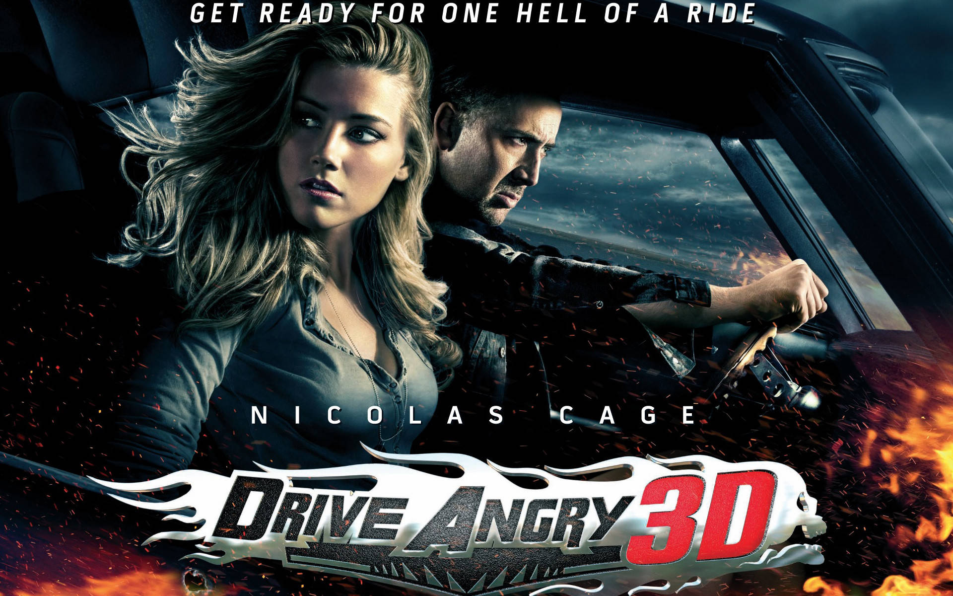 Drive Angry 3d Movie Poster