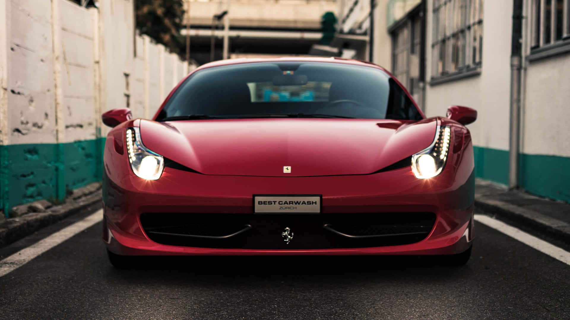 Drive In Luxury With Cool Ferrari Cars Background