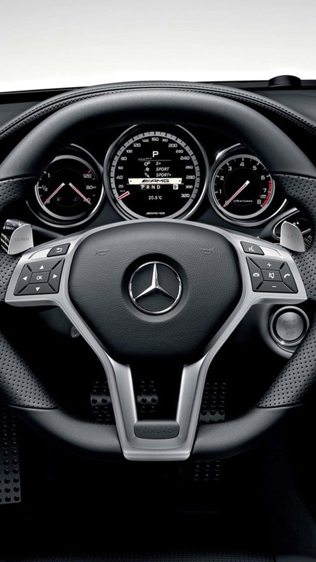 Drive In Style With Mercedes Benz Iphone Background