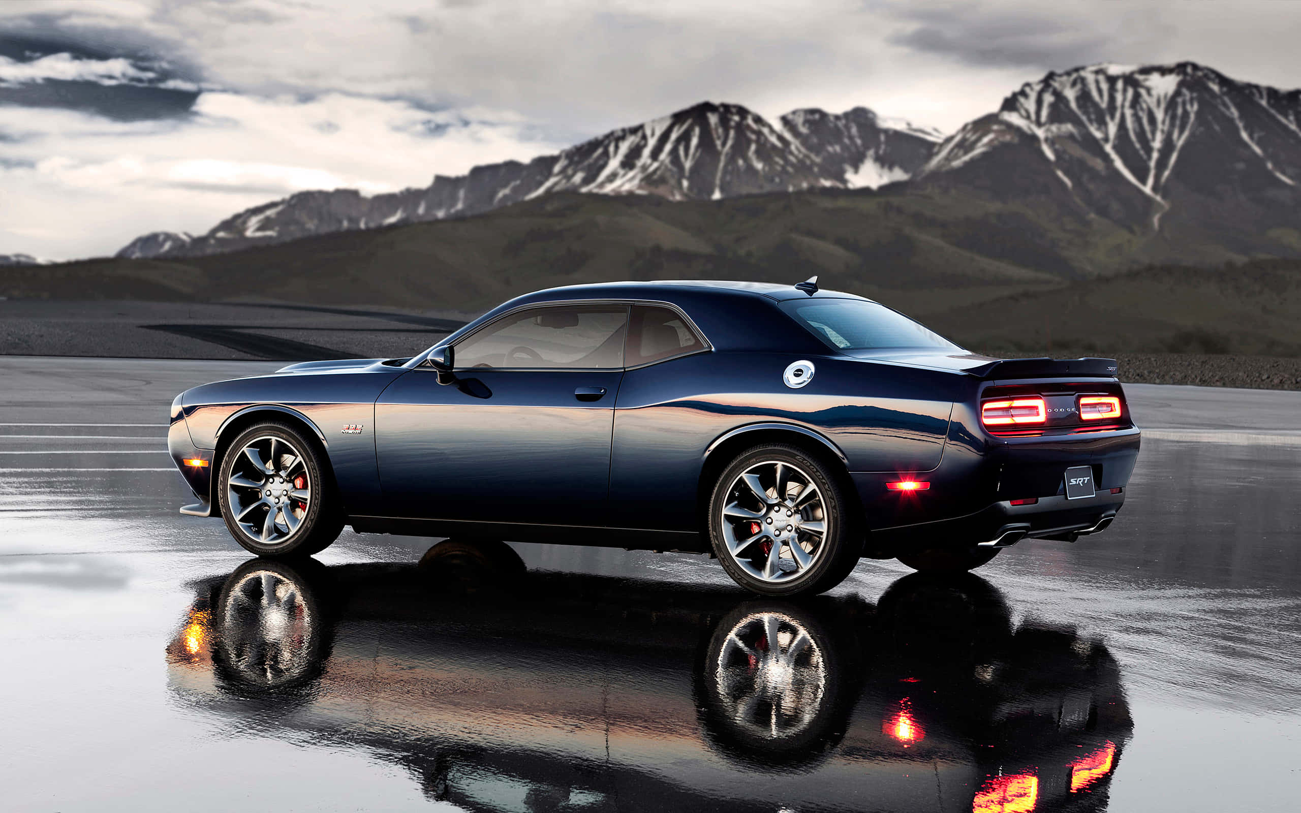 Drive In Style With The Stylish Dodge Hellcat. Background