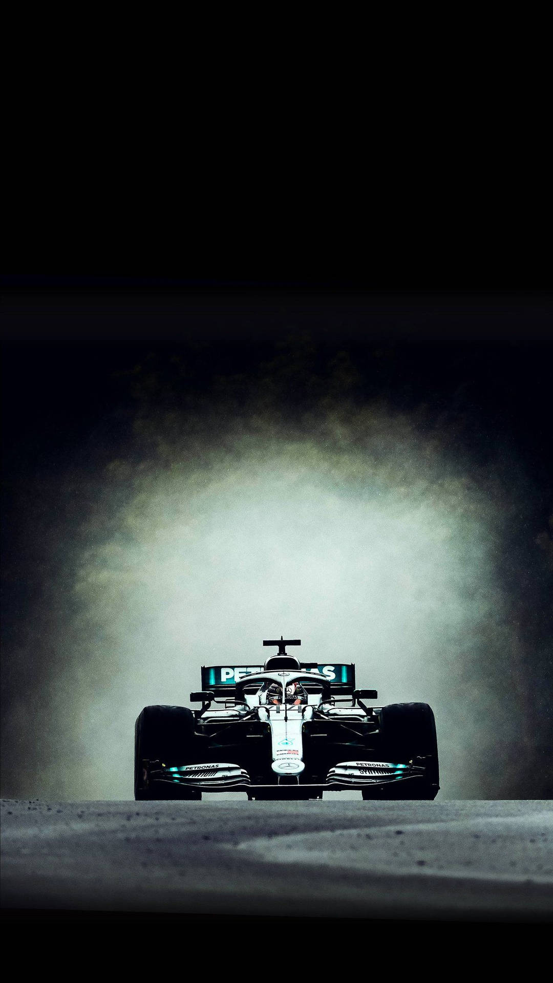 Drive Into The Future With Mercedes F1 Background