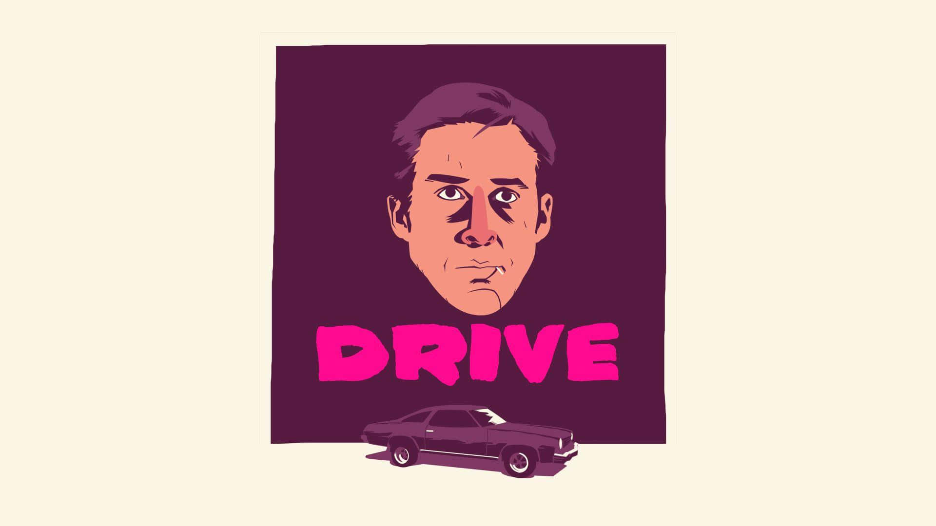 Drive Movie Illustration Background