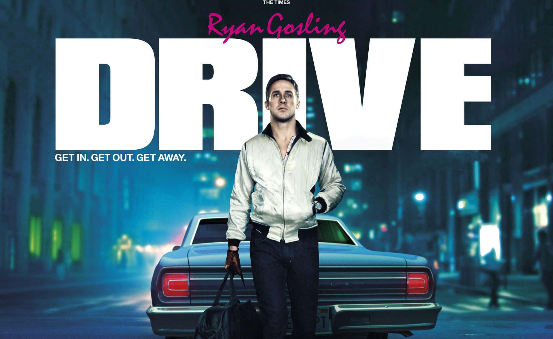 Drive Movie Promotional Poster Background