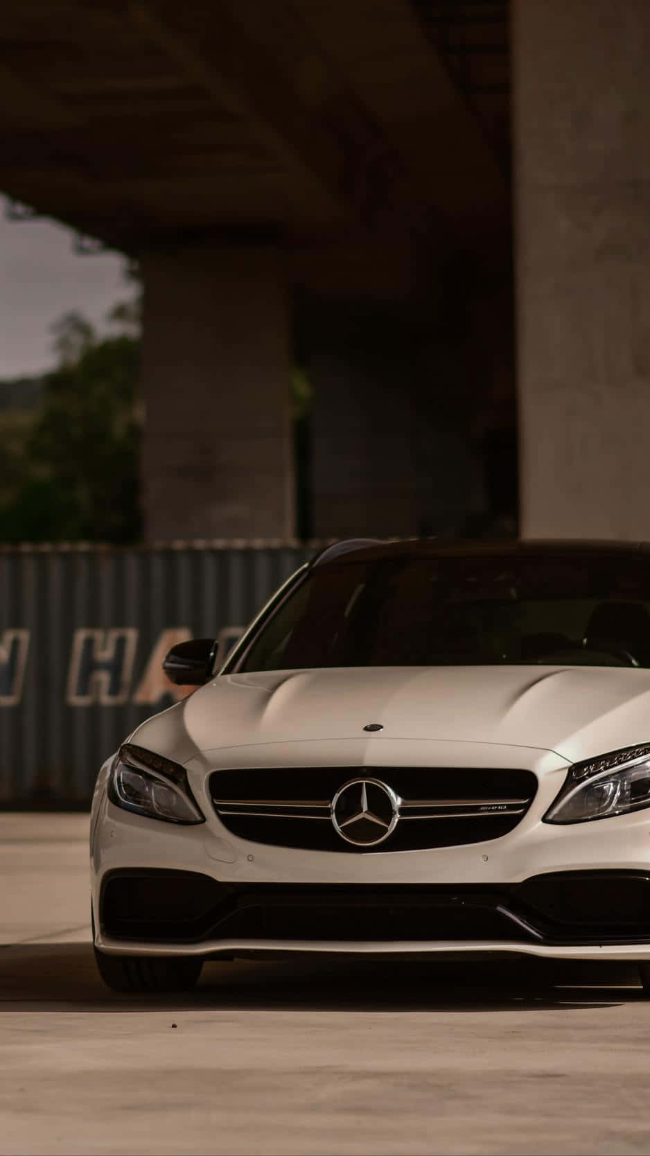 Drive Your Digital Life In Style With The Mercedes Benz Iphone Background