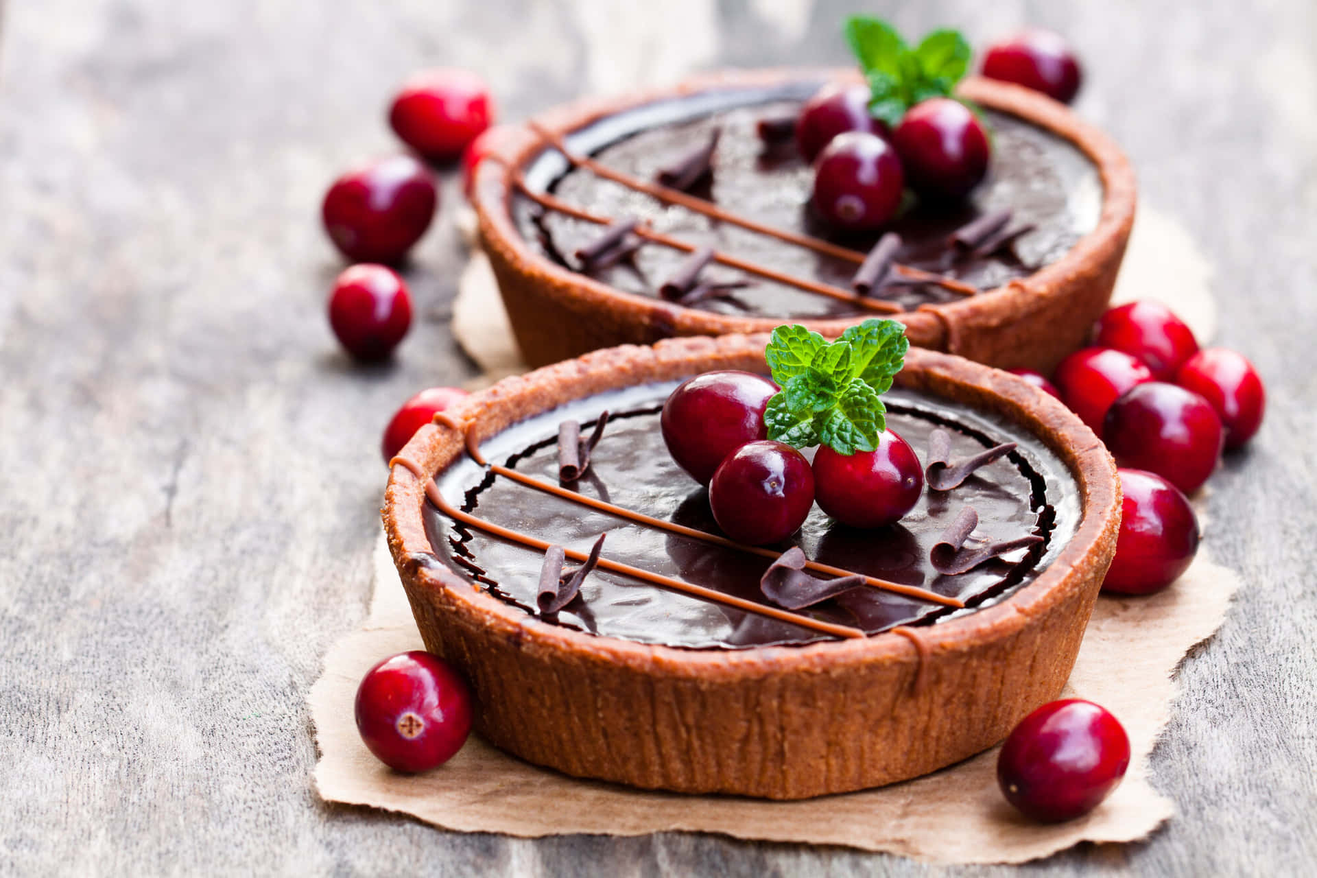 Drizzling Choco Berry Tart