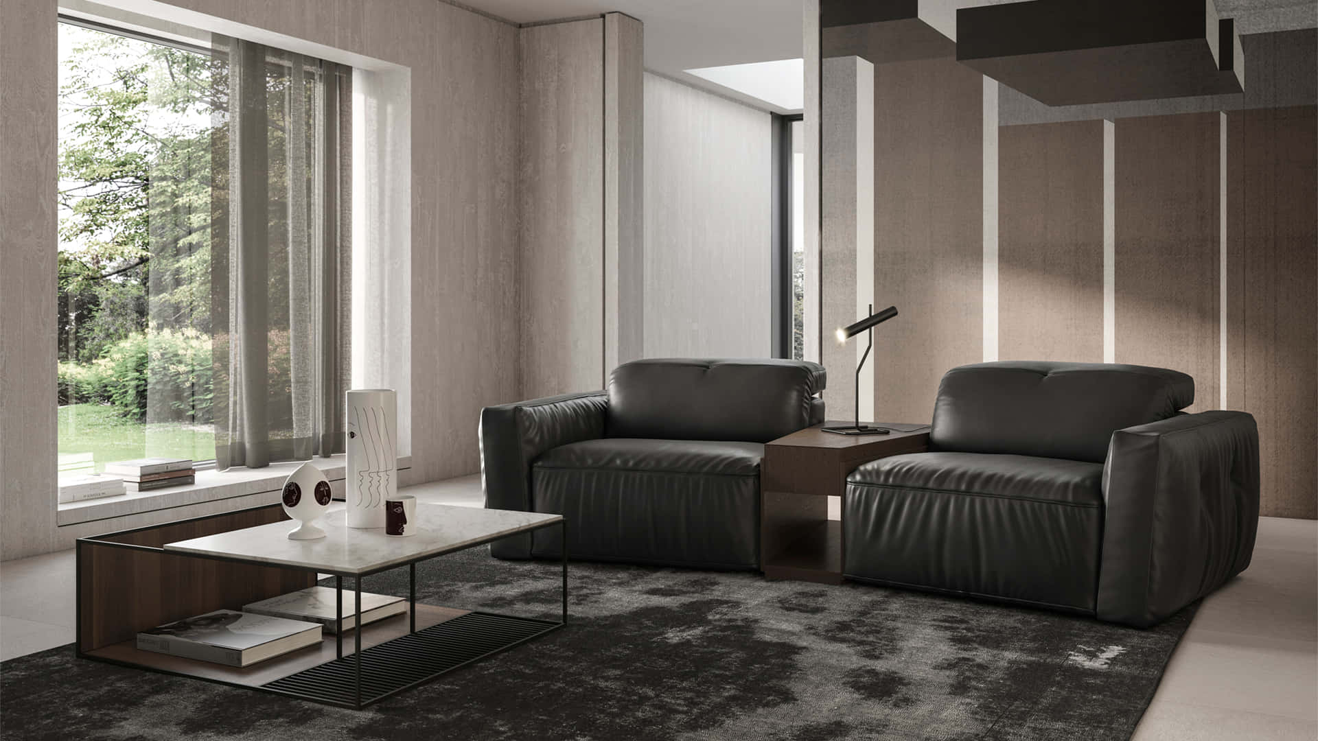 Droll Living Room Background