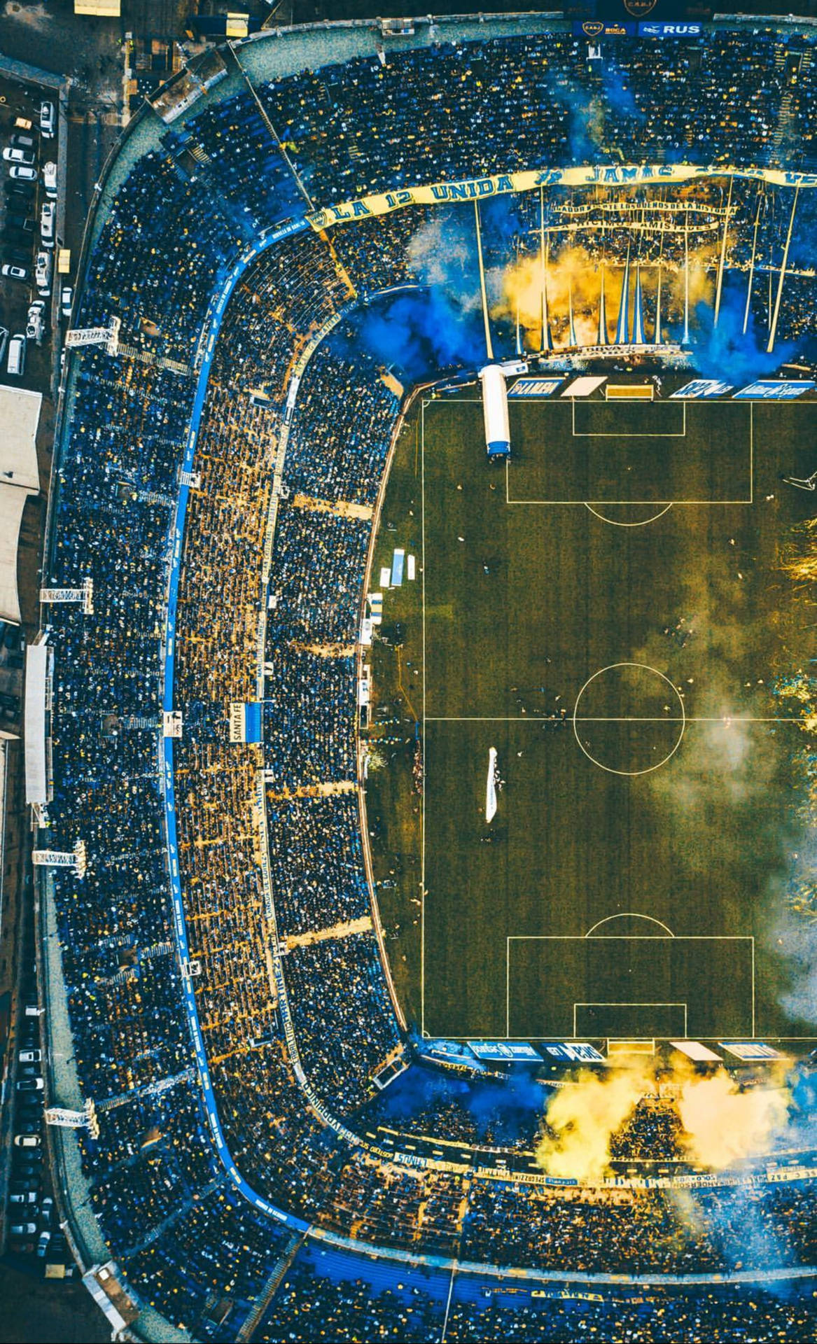 Drone Shot Hd Football Stadium Background