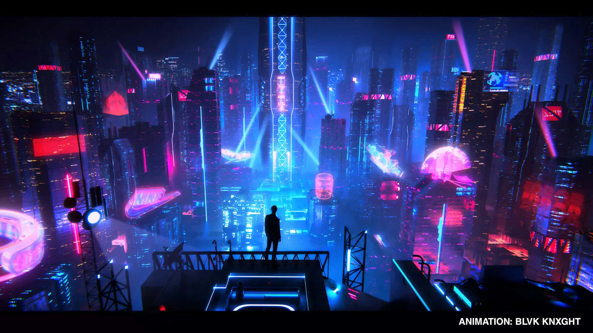 Drone View Of The Colorful Harajuku District In Tokyo