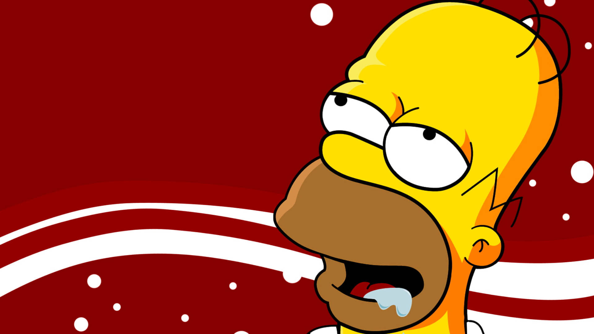 Drooling Homer Simpson Background