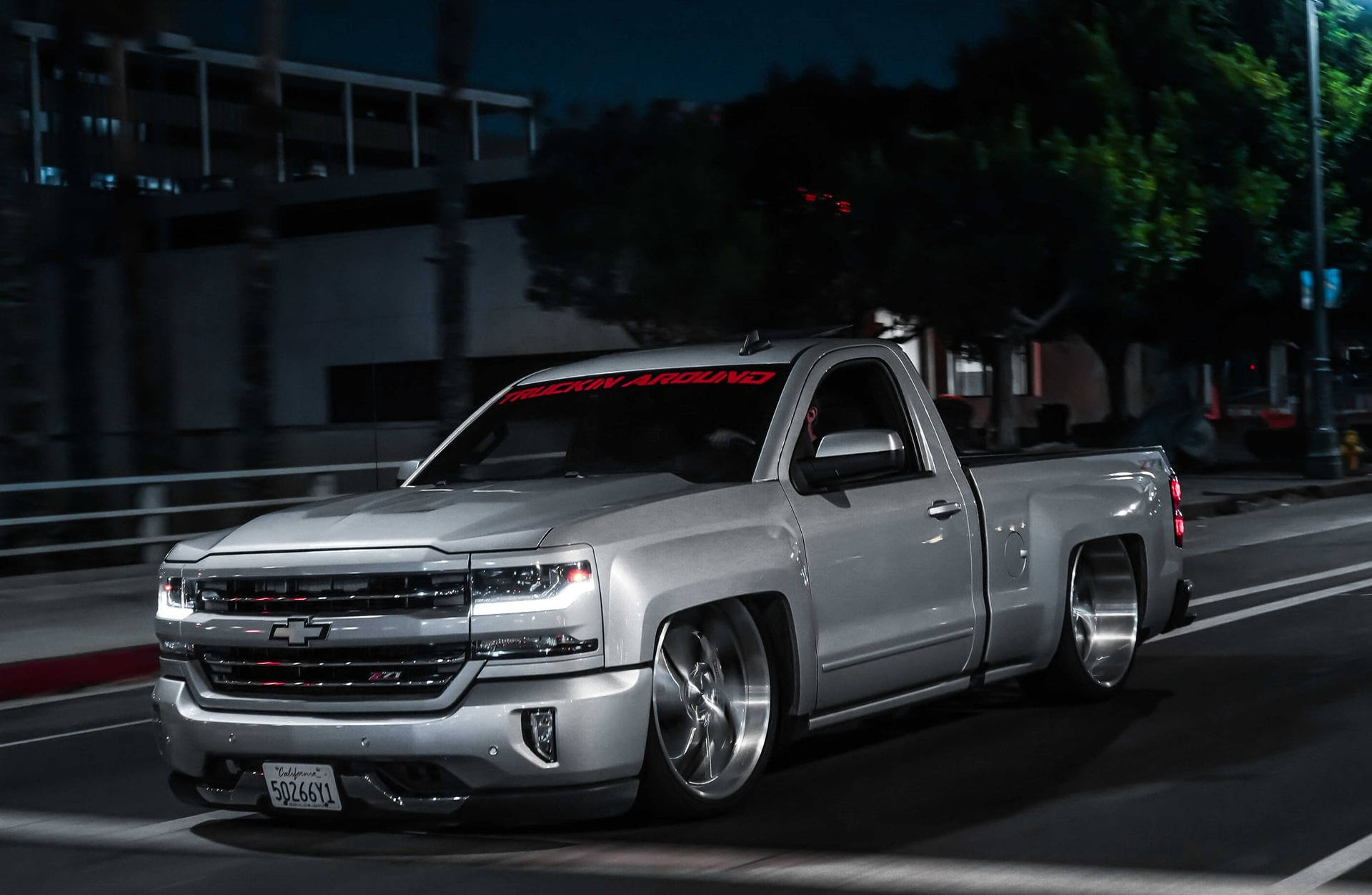 Dropped Truck At Night