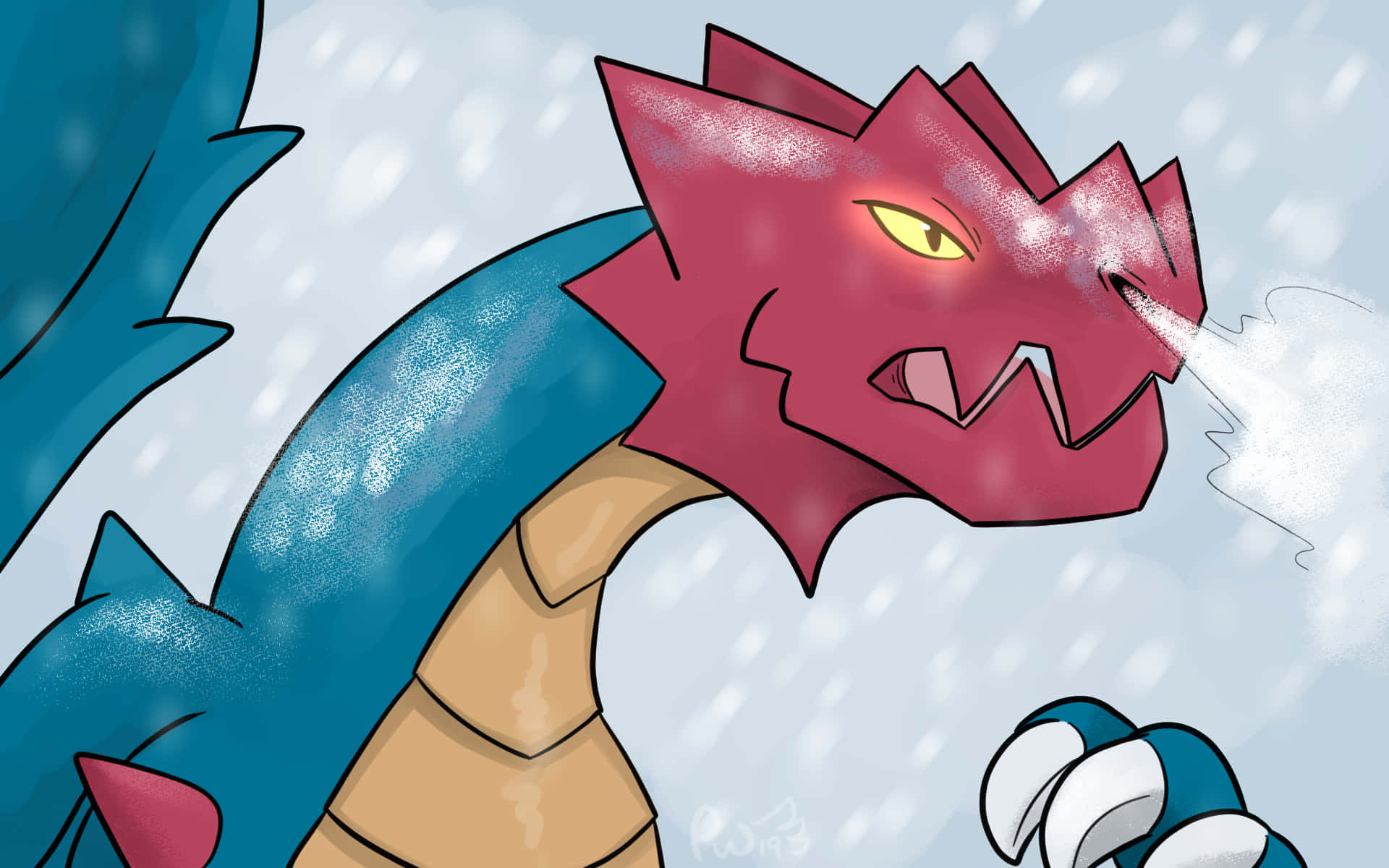 Druddigon Pokemon Artwork Background