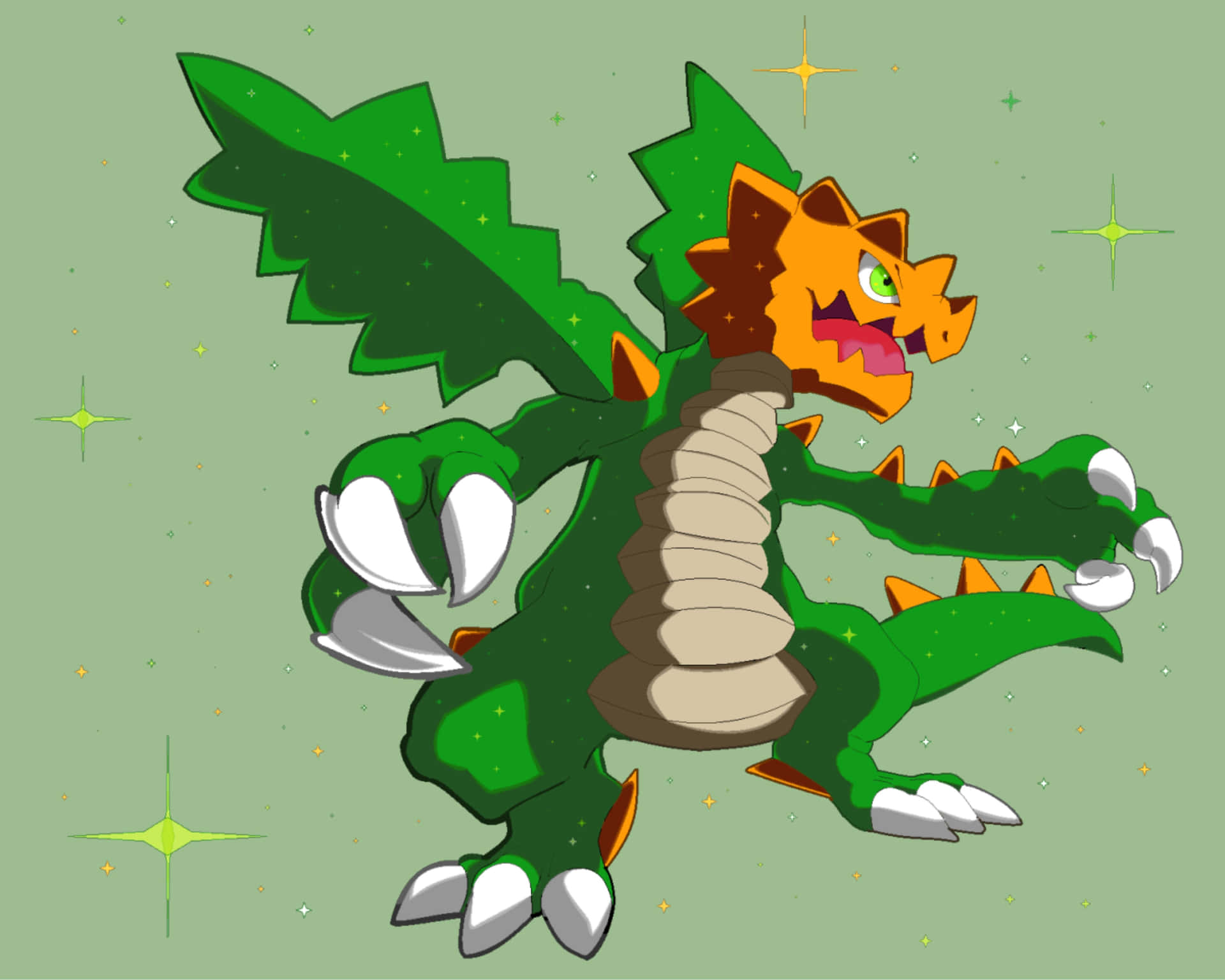 Druddigon Pokemon Artwork Background