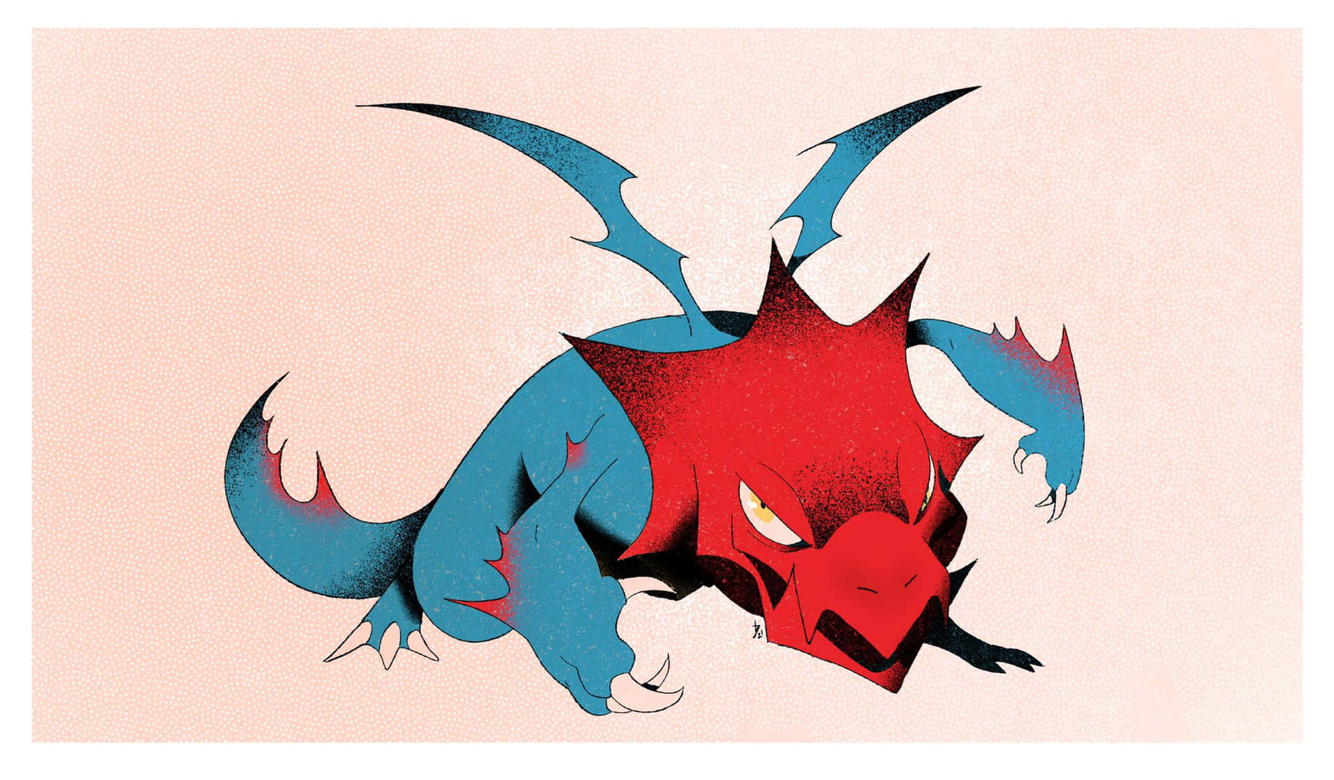 Druddigon Pokemon Illustration Background