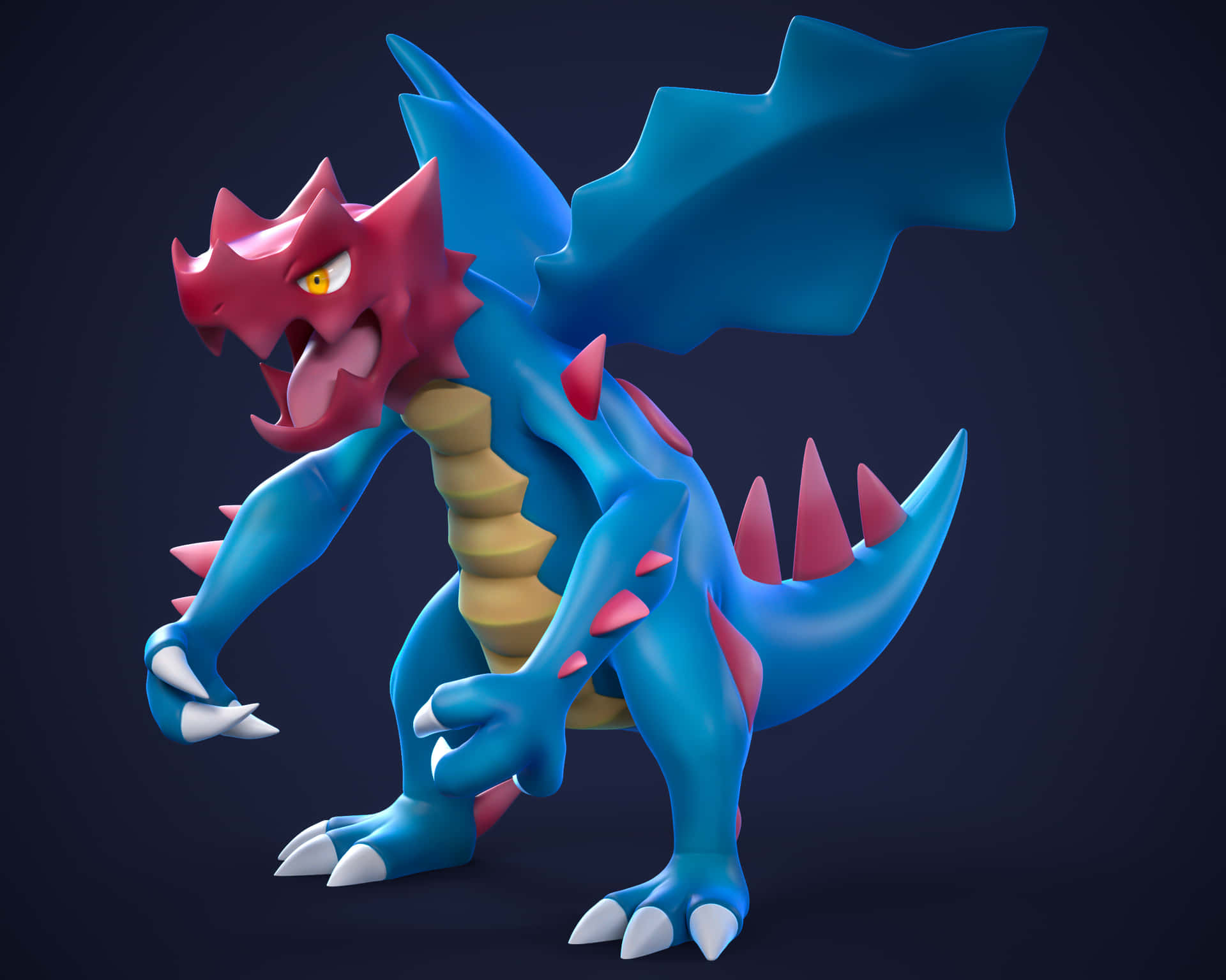 Druddigon Pokemon3 D Render