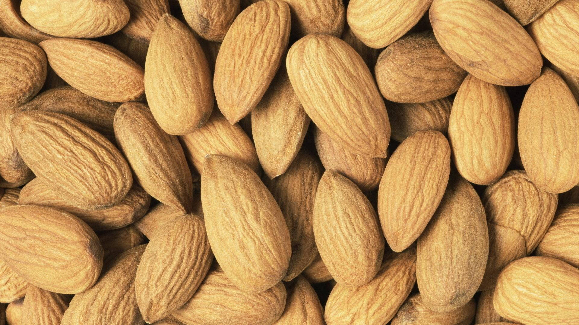 Dry Almond Nuts Background