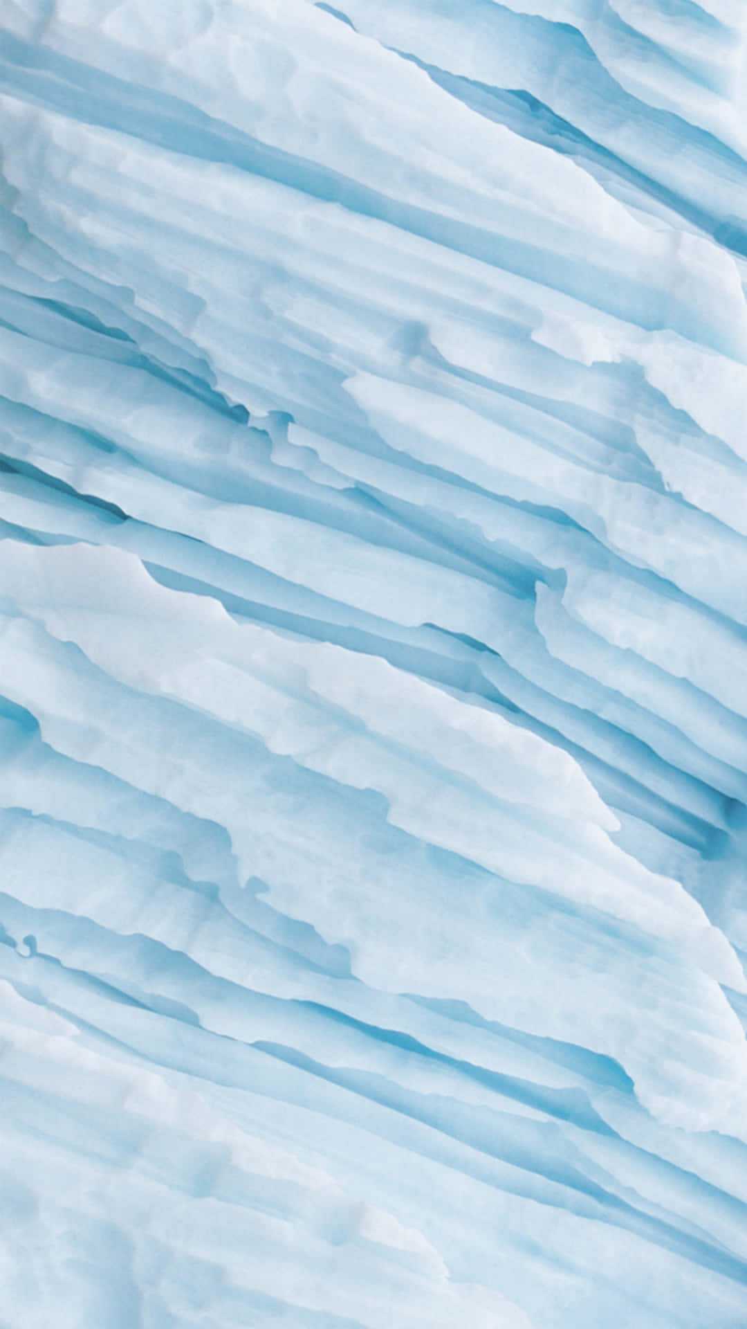 Dry Arctic Ice Aesthetic Light Blue Background