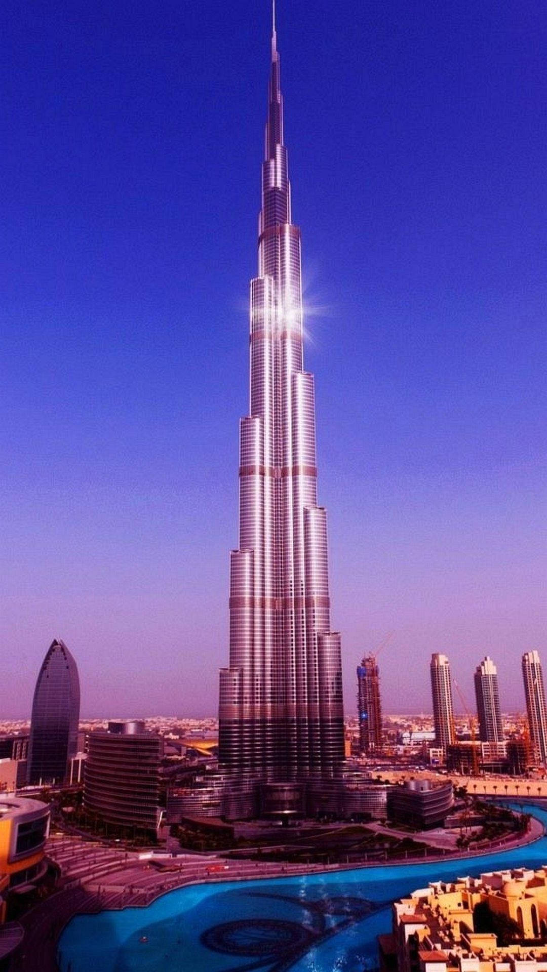 Dubai Shiny Building Background
