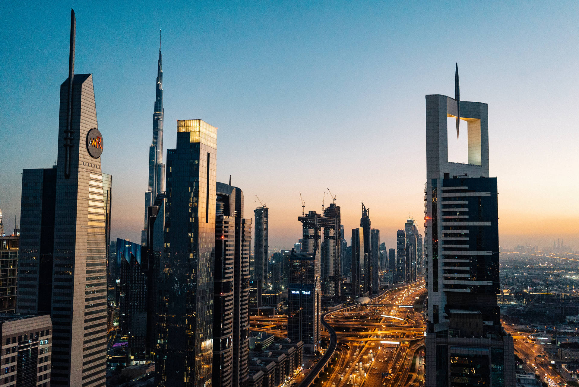 Dubai Urban Skyscrapers