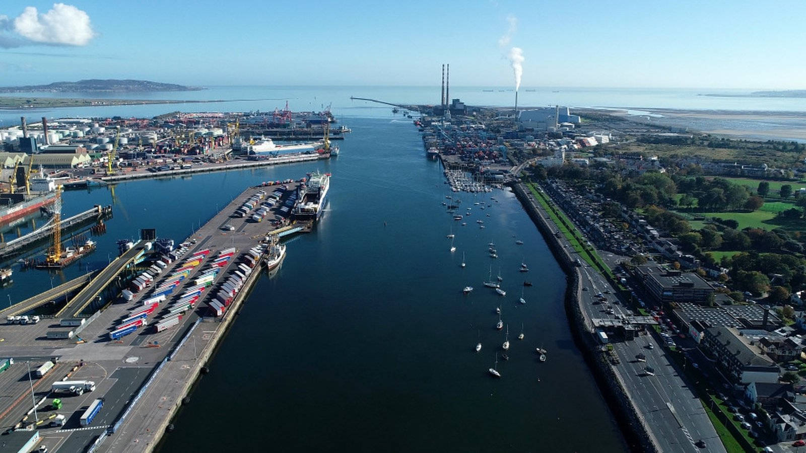 Dublin Beautiful Bay Background