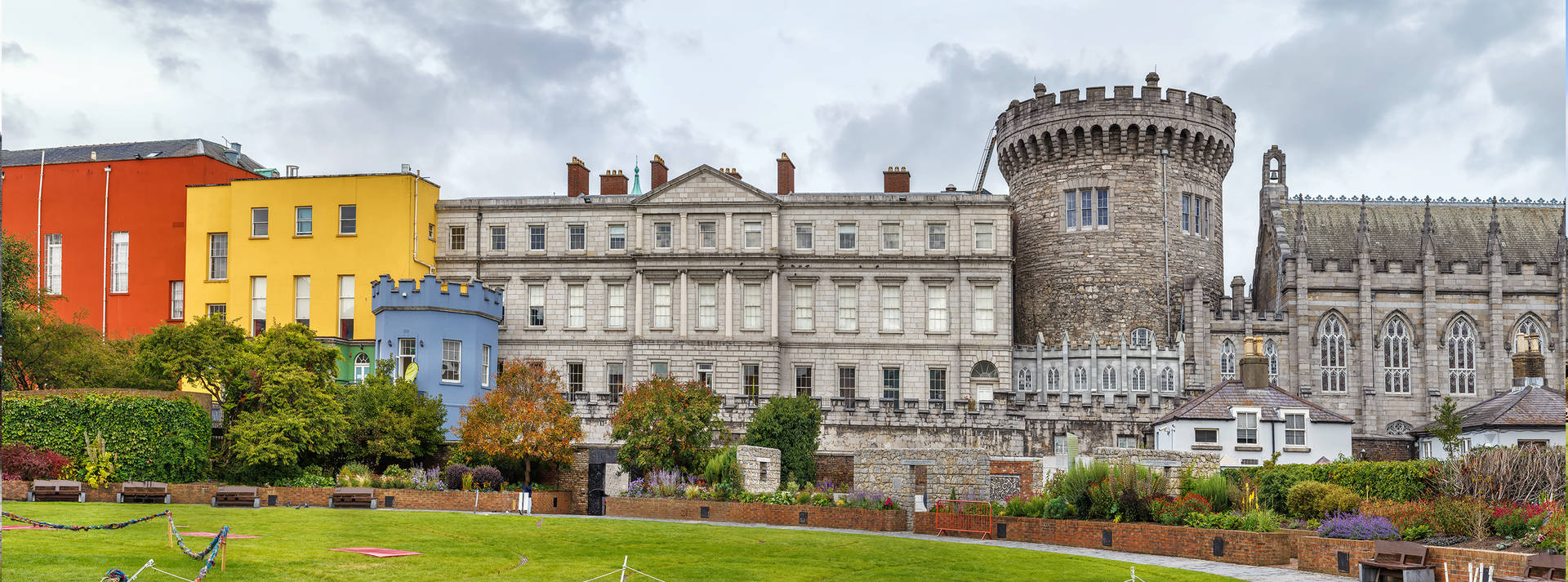 Dublin Ireland Castle Background