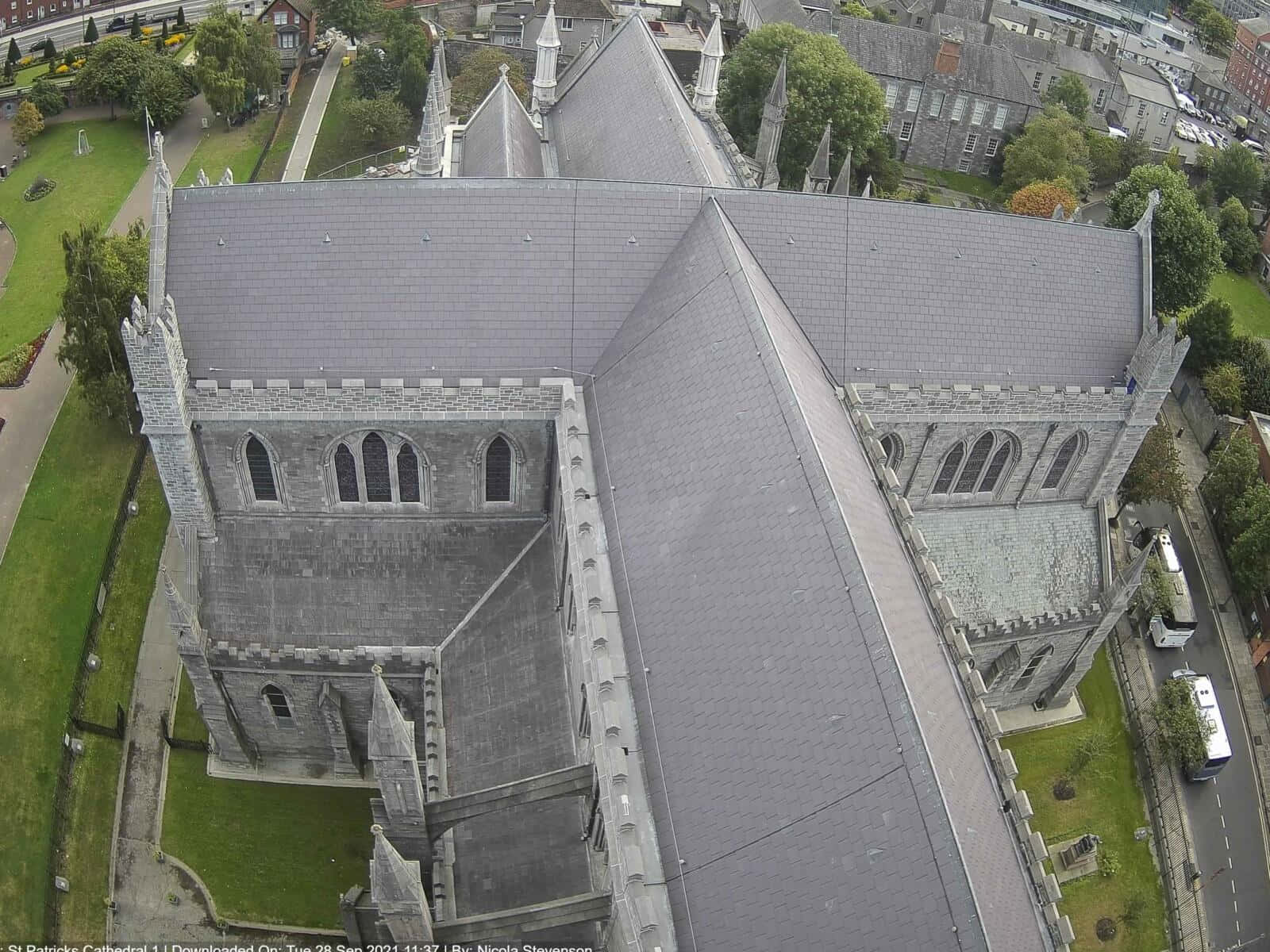 Dublin Saint Patricks Cathedral Roof