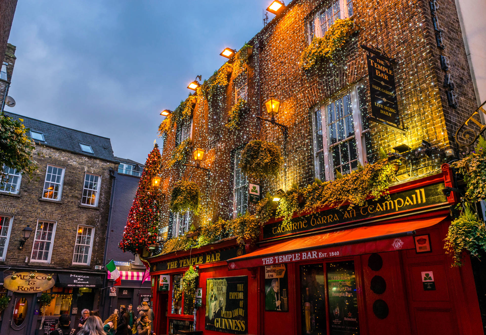 Dublin Temple Bar Background