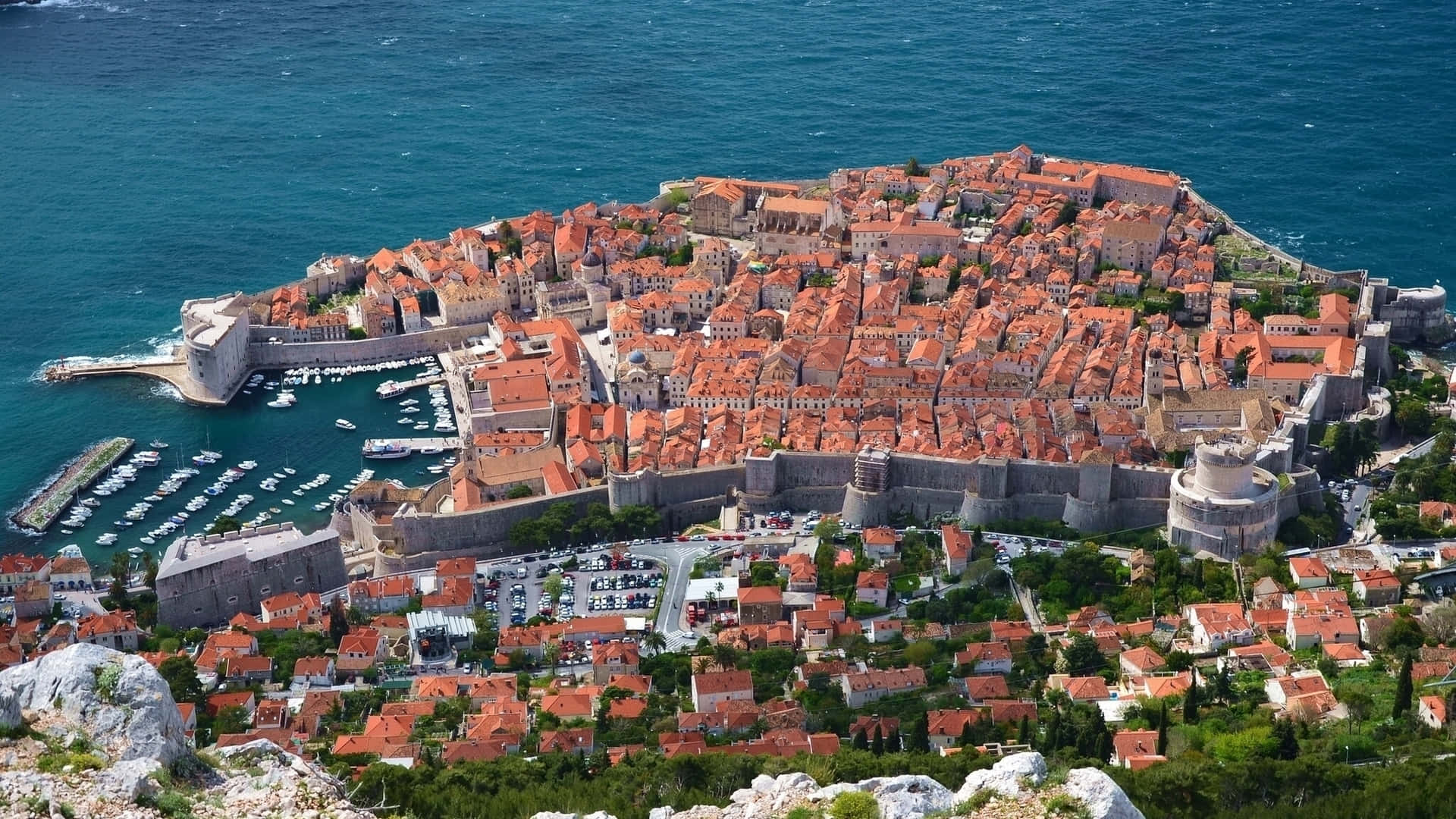 Dubrovnik Anceint Maritime Trade Center Background