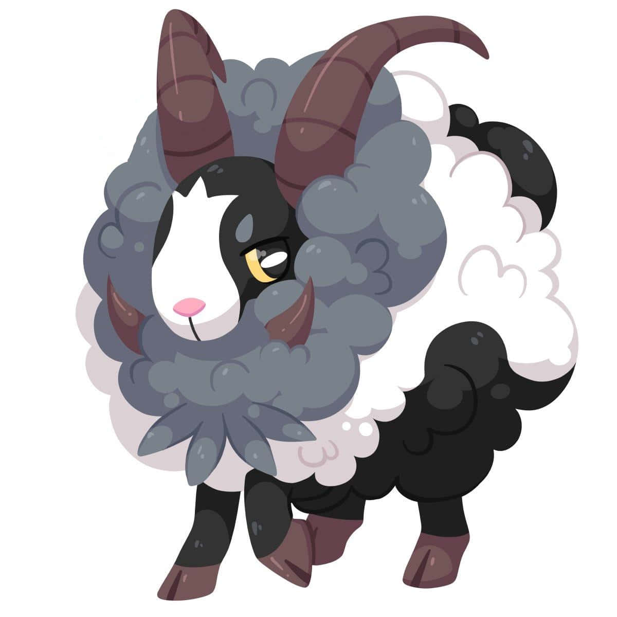 Dubwool Side-eyeing Background