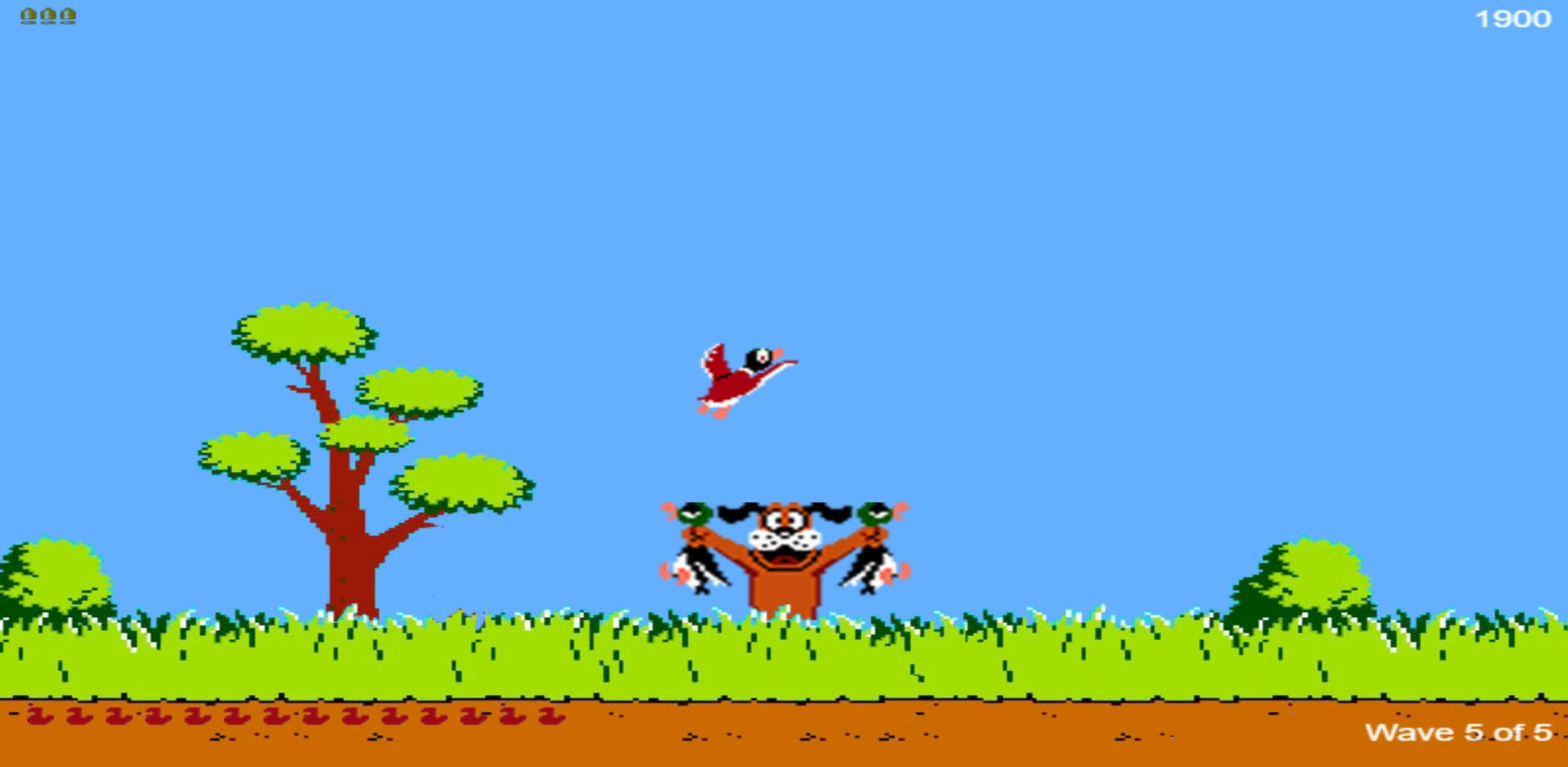 Duck Hunt Classic Game Background