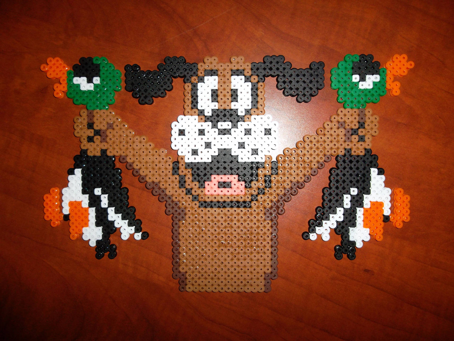 Duck Hunt Pixel Beads Artwork Background
