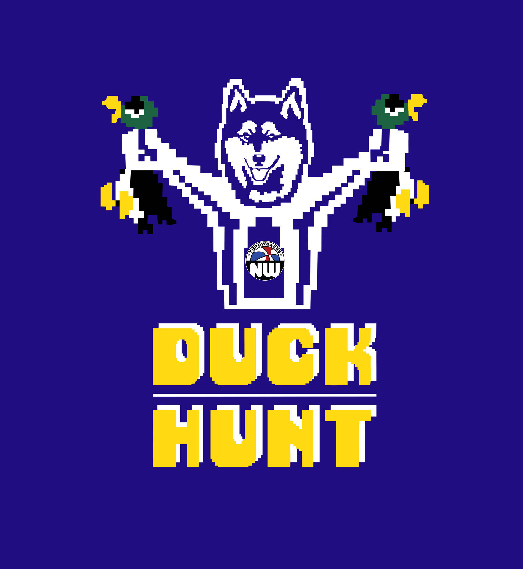 Duck Hunt Siberian Husky Background
