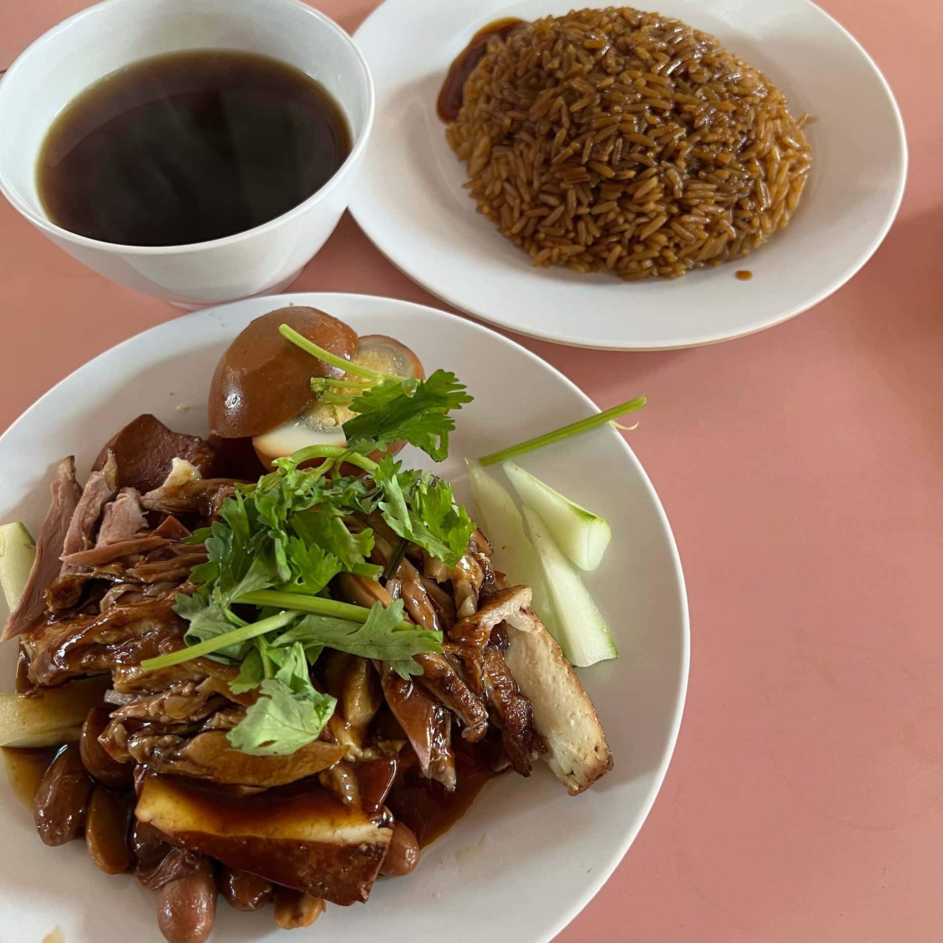 Duck Rice At Chuan Kee Boneless Braised Duck Background