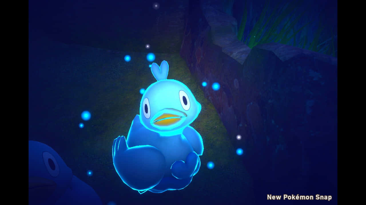 Ducklett With Glowing Head Background